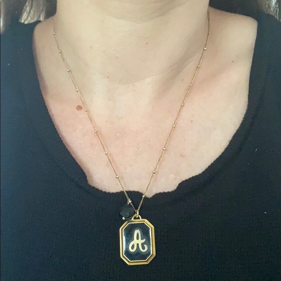 Janna Conner Letter A Necklace - Picture 1 of 6
